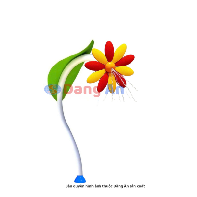 bông hoa mai phun nước - sân chơi nước trẻ em